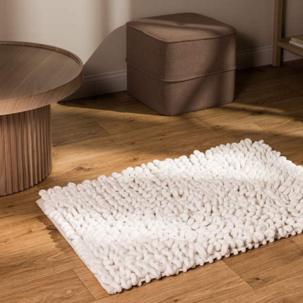vannitoa vaip LOOPINO 60x90cm valge