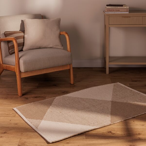 vannitoa vaip FRINGER 70x120cm looduslik valge