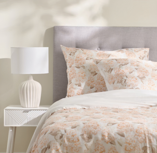 voodipesu AMBERBLOOM 200x220cm looduslik valge